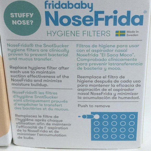 FridaBaby NoseFrida Hygiene Filters Nose Frida Baby Snot Sucker Filter Lot Of 2 - Picture 5 of 12